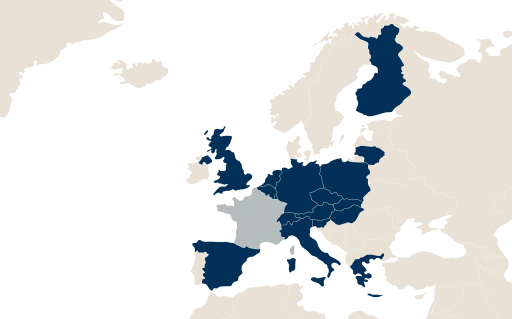 Europe – description détaillée ci-après