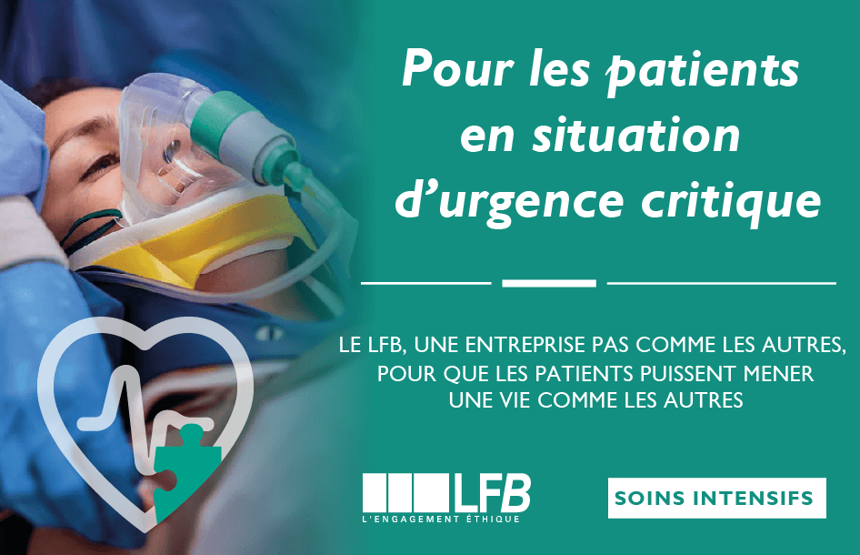 LFB Soins intensifs, Pour les patients en situation d’urgence critique